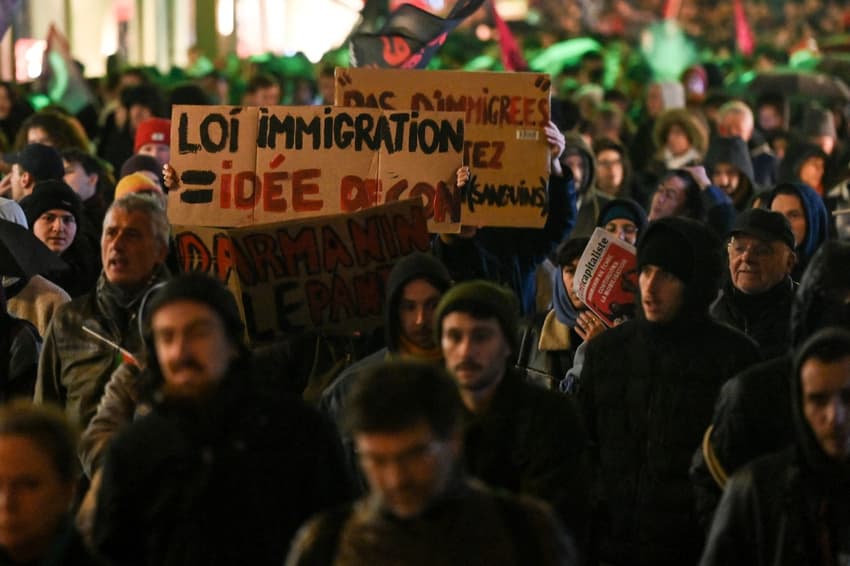 French union calls for 'civil disobedience' over new immigration law