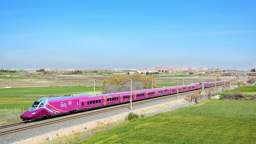 Which cities in Spain will get Avlo low-cost rail services in 2024?