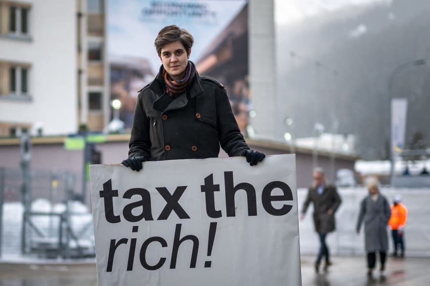 Who is the Austrian heiress demanding the rich pay more taxes?