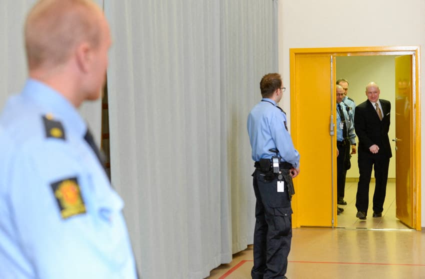 Norway says terrorist Breivik still poses risk of 'unbridled violence'