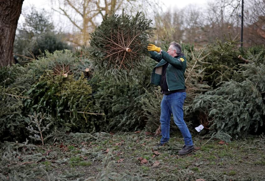 How to dispose of your Christmas tree in France