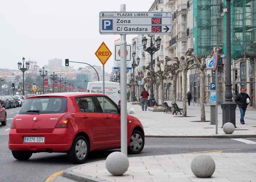 When can you appeal a traffic fine in Spain?