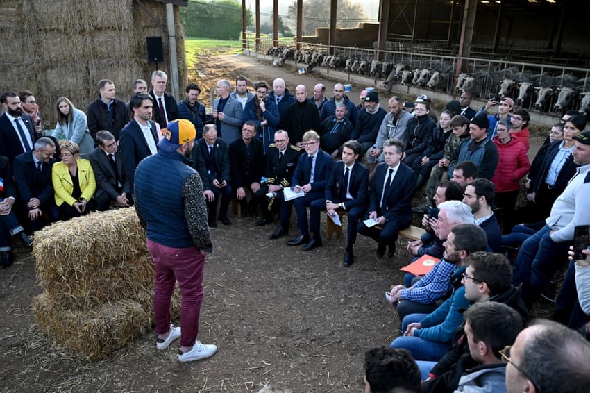 French PM offers protesting farmers concessions on diesel tax and regulations