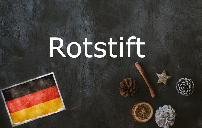 German word of the day: Rotstift