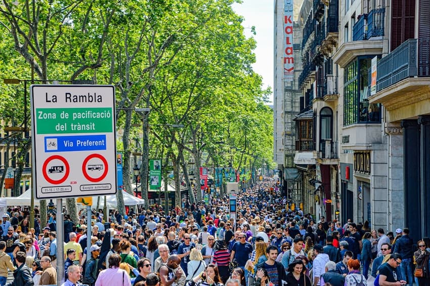 Nearly half of Barcelona's residents aged 20 to 39 are foreign