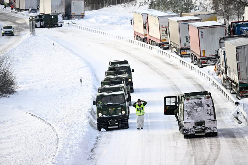 INTERVIEW: Truck driver freed from Sweden's snow gridlock after 20 hours