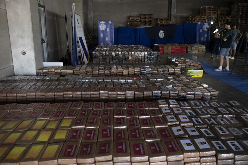 Spain seizes eight-tonne cocaine shipment