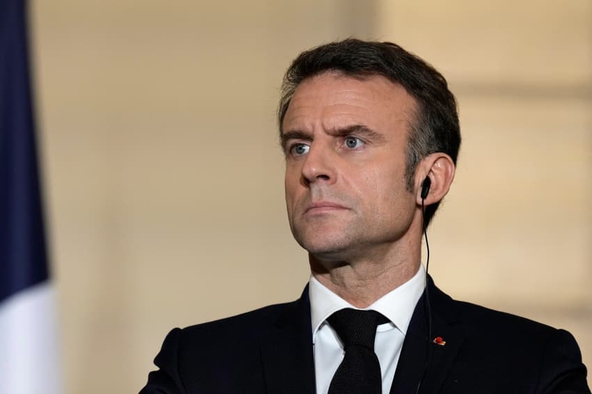 Macron accuses Russia of cyberattack 'aggression'
