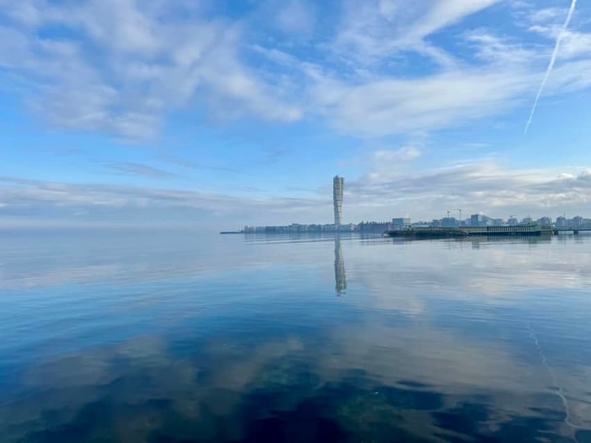 Reader photo of the week: A clear day on the beach in Malmö