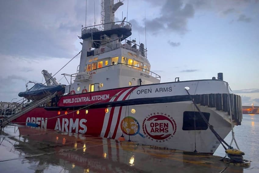 Spanish aid ship sails for Gaza as Israel-Hamas war grinds on