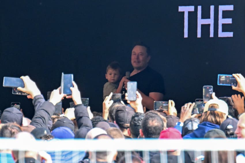 Elon Musk visits Tesla's sabotage-hit German factory