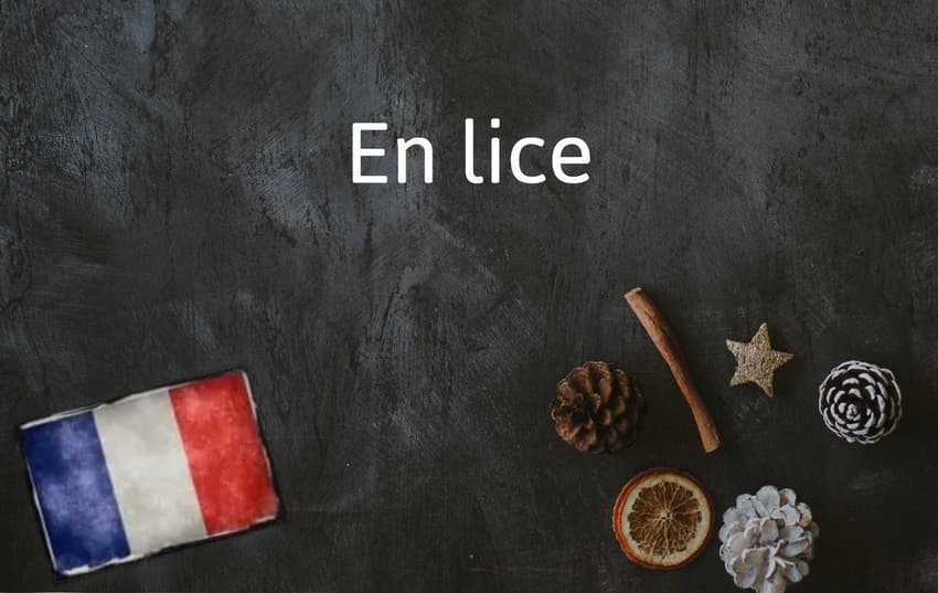French Expression of the Day: En lice