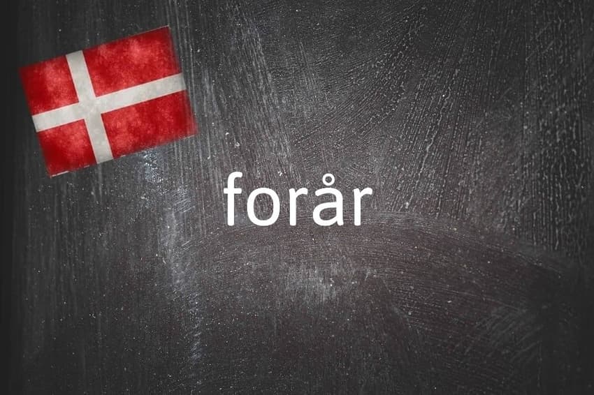 Danish word of the day: Forår