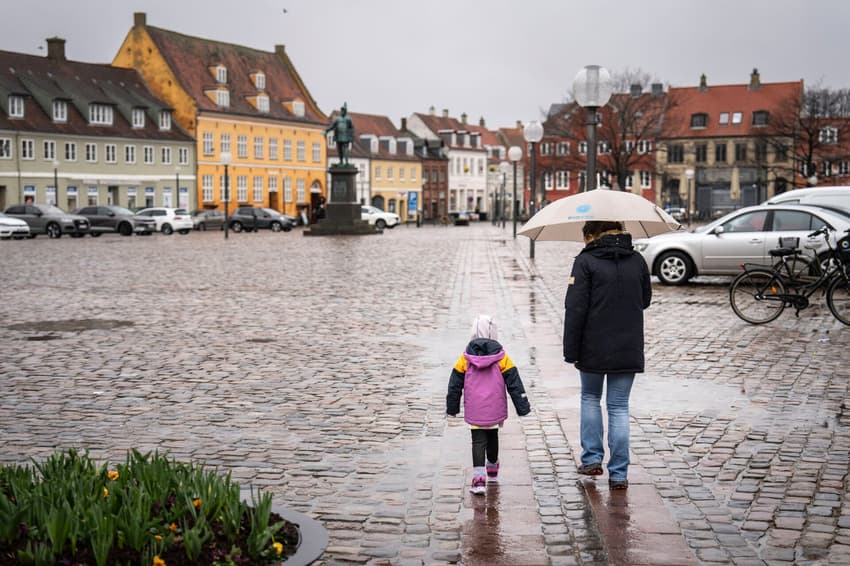 Denmark gets rainiest April day for 'over a century'