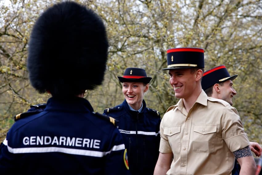 Swapping of the Guard: French and British troops mark Entente Cordiale