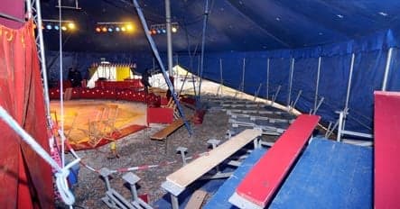 Collapse of circus stand near Düsseldorf injures 16