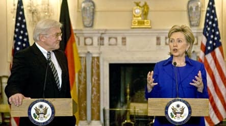 US and Germany talk security and trade
