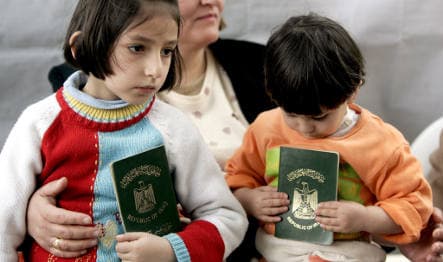Hundreds of Iraqi Christian refugees bound for Rhineland