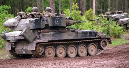 Drunk British soldier takes tank joyride