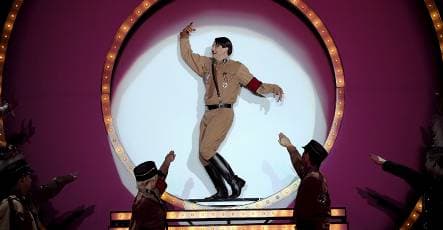 Singing and dancing Hitler a hit in Berlin
