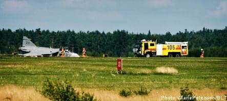 Gripen plane fire attributed to 'forgetfulness'