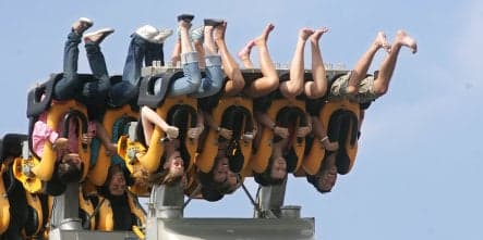 Rollercoaster In US Gets Stuck, Riders Left Hanging Upside Down For Nearly  45 Minutes