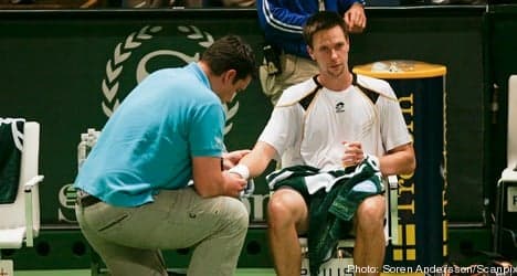 Injury forces Söderling out of Stockholm Open
