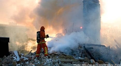 Gothenburg school destroyed in arson attack
