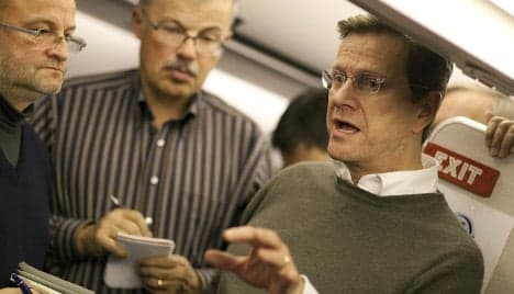 Westerwelle arrives in US for talks with Clinton