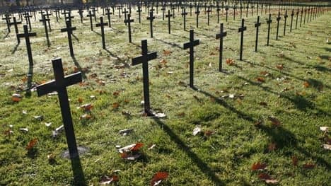 German war graves desecrated in France