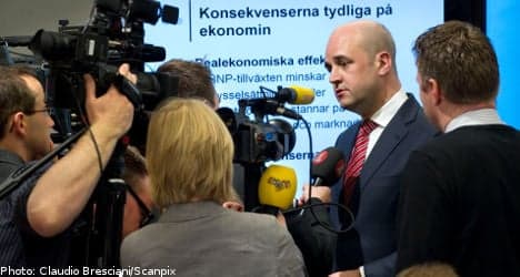 Reinfeldt warns of opposition tax hikes