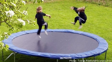Sweden sees giant leap in trampoline accidents