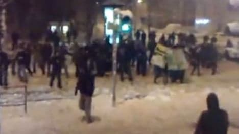 Traditional snowball fight turns into giant melee in Leipzig
