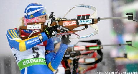 Sweden's Ekholm third in biathlon World Cup event