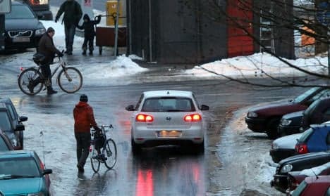 Freezing rain makes roads hazardous