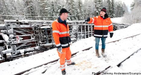 Derailment cuts off trains to northern Sweden