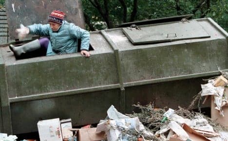 Dumpster diving for dinner and a better world