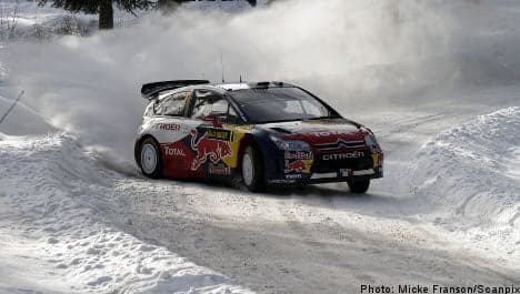 Rally champ Loeb set for icy Swedish opener