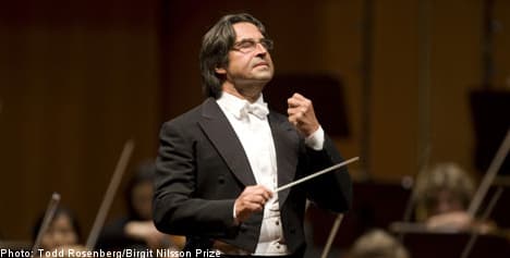 Italy's Riccardo Muti wins prestigious Swedish opera prize