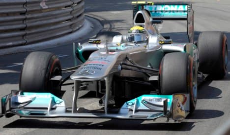 Rosberg Escapes Monaco Crash Unharmed