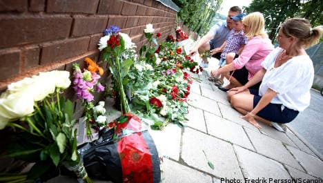 Sweden honours Norwegian terror victims