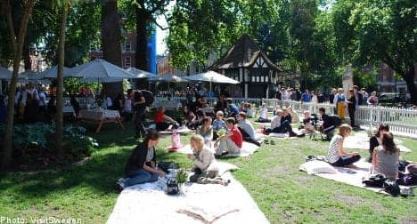 London's Soho Square set for Swedish 'fika'