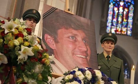 Mourners remember slain Augsburg officer