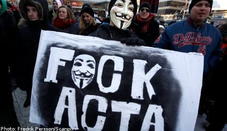 Swedes out in force to protest anti-piracy law