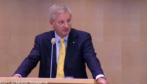 'Syria's Assad should step down': Bildt