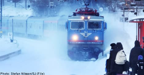 'Too cold' for trains in northern Sweden
