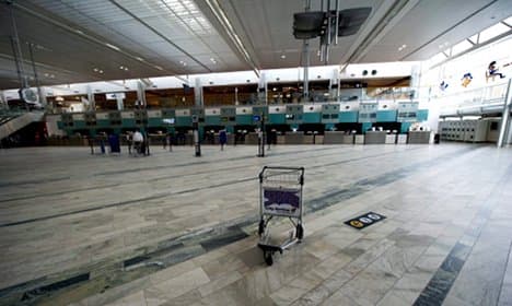 German man refuses to leave Swedish airport