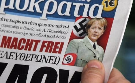 Greek journalist called Merkel 'dirty Berlin slut'