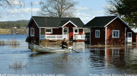 Extreme water levels in Sweden's far north