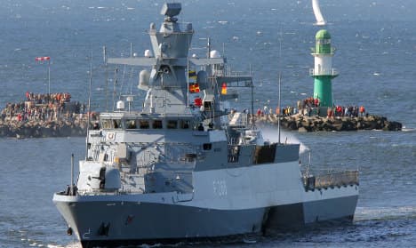 Toxic gas found on German warships